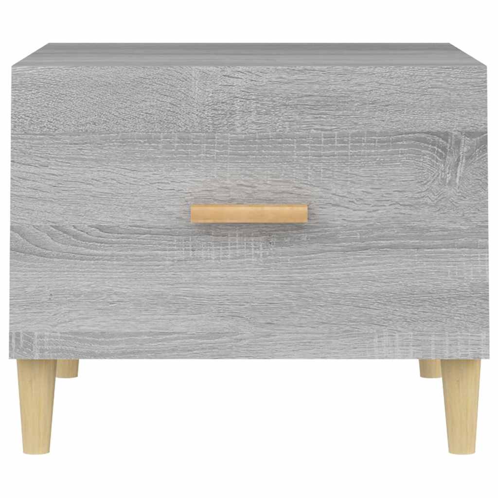 vidaXL Coffee Tables 2 pcs Grey Sonoma 50x50x40 cm Engineered Wood