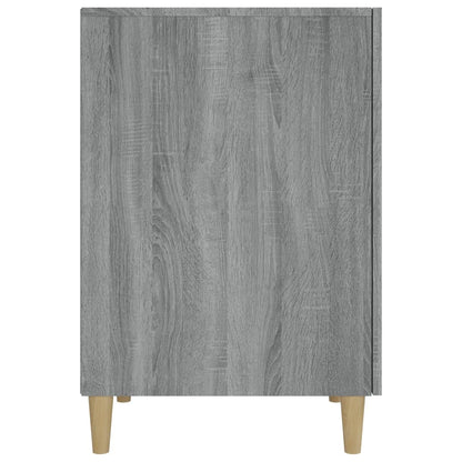 vidaXL Desk Grey Sonoma 140x50x75 cm Engineered Wood