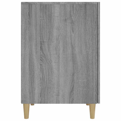 vidaXL Desk Grey Sonoma 140x50x75 cm Engineered Wood