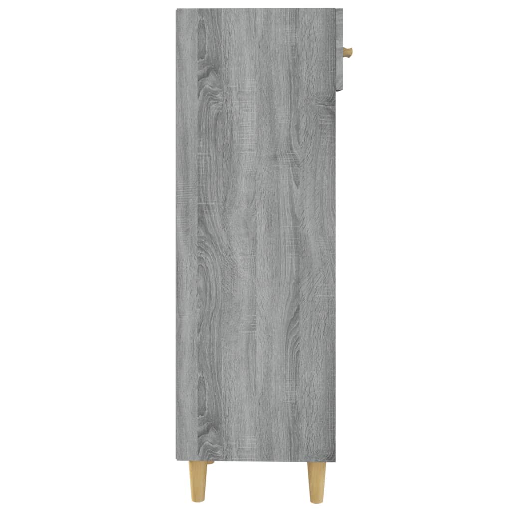 vidaXL Shoe Cabinet Grey Sonoma 30x35x105 cm Engineered Wood