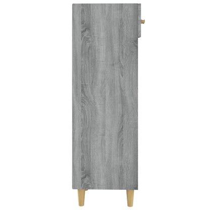 vidaXL Shoe Cabinet Grey Sonoma 30x35x105 cm Engineered Wood