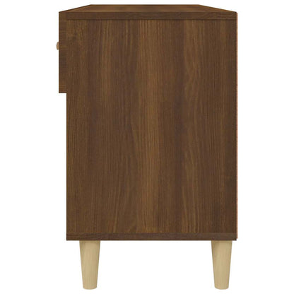 vidaXL Shoe Cabinet Brown Oak 102x35x55 cm Engineered Wood