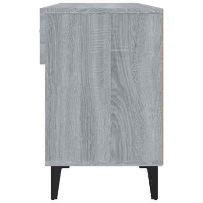 vidaXL Shoe Cabinet Grey Sonoma 102x35x55 cm Engineered Wood