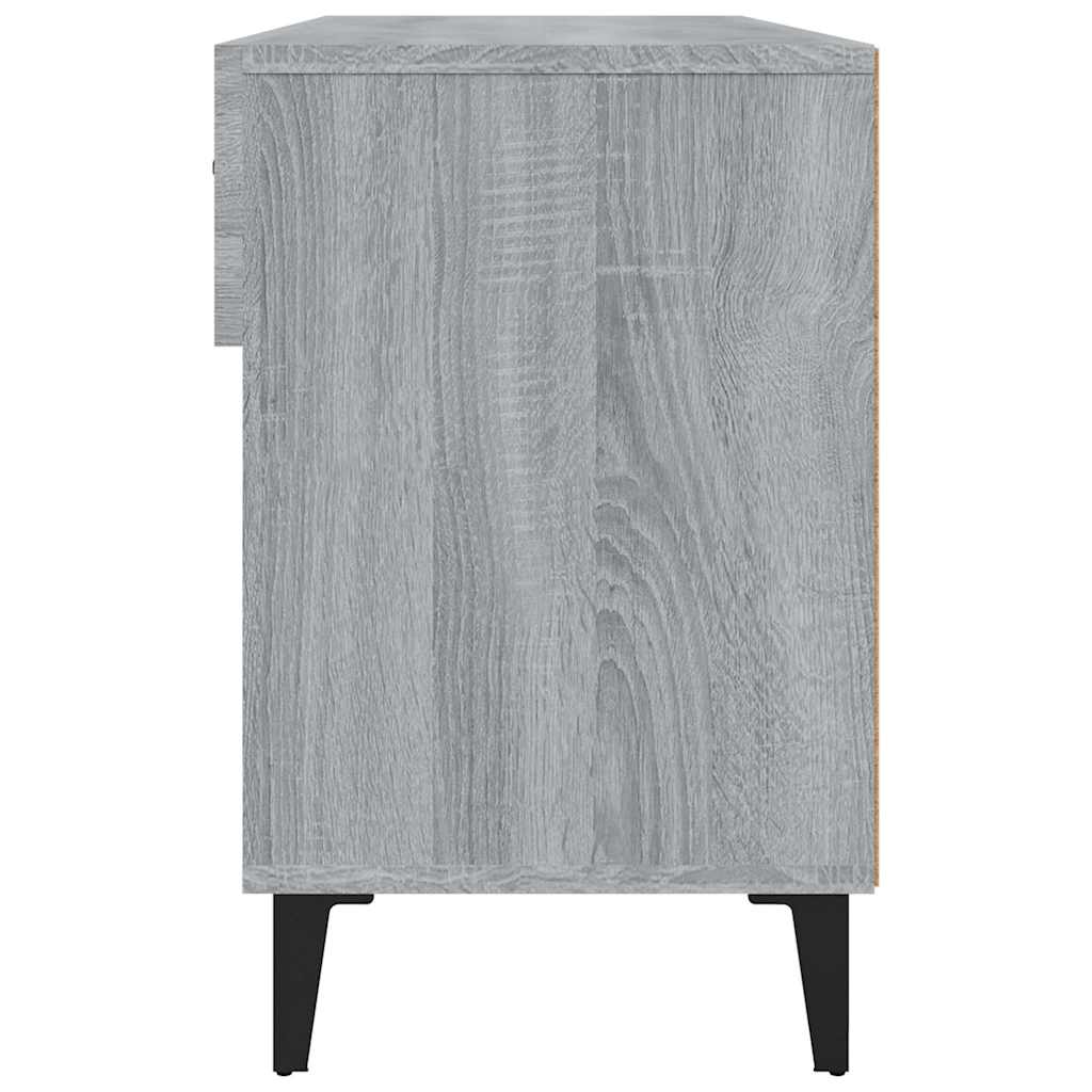 vidaXL Shoe Cabinet Grey Sonoma 102x35x55 cm Engineered Wood
