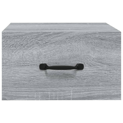 817582 vidaXL Wall-mounted Bedside Cabinets 2 pcs Grey Sonoma 35x35x20 cm