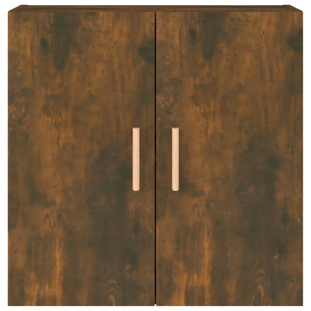 vidaXL Wall Cabinet Smoked Oak 60x30x60 cm Engineered Wood