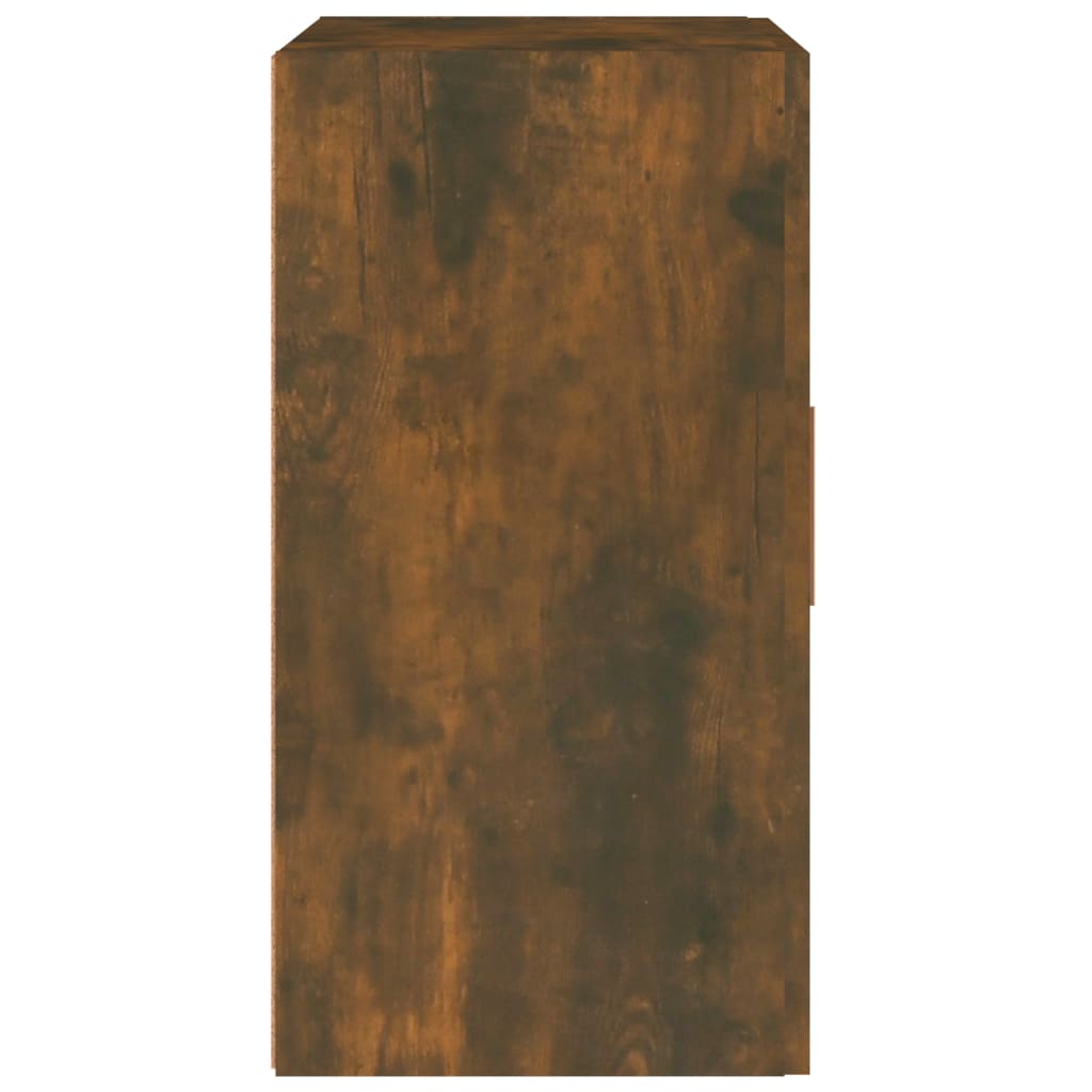 vidaXL Wall Cabinet Smoked Oak 60x30x60 cm Engineered Wood