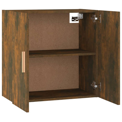 vidaXL Wall Cabinet Smoked Oak 60x30x60 cm Engineered Wood