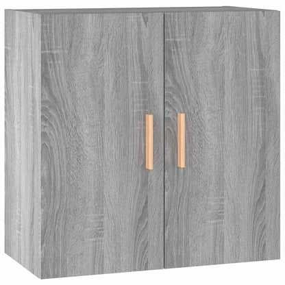 817592 vidaXL Wall Cabinet Grey Sonoma 60x30x60 cm Engineered Wood