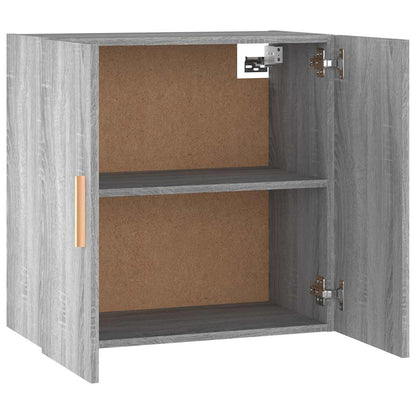 817592 vidaXL Wall Cabinet Grey Sonoma 60x30x60 cm Engineered Wood