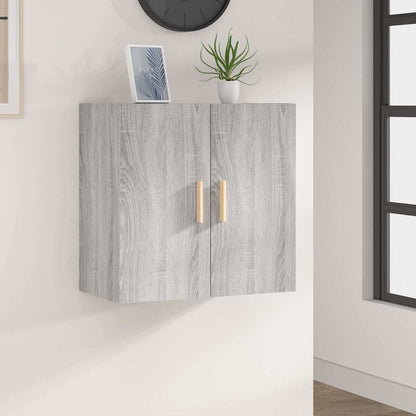 817592 vidaXL Wall Cabinet Grey Sonoma 60x30x60 cm Engineered Wood