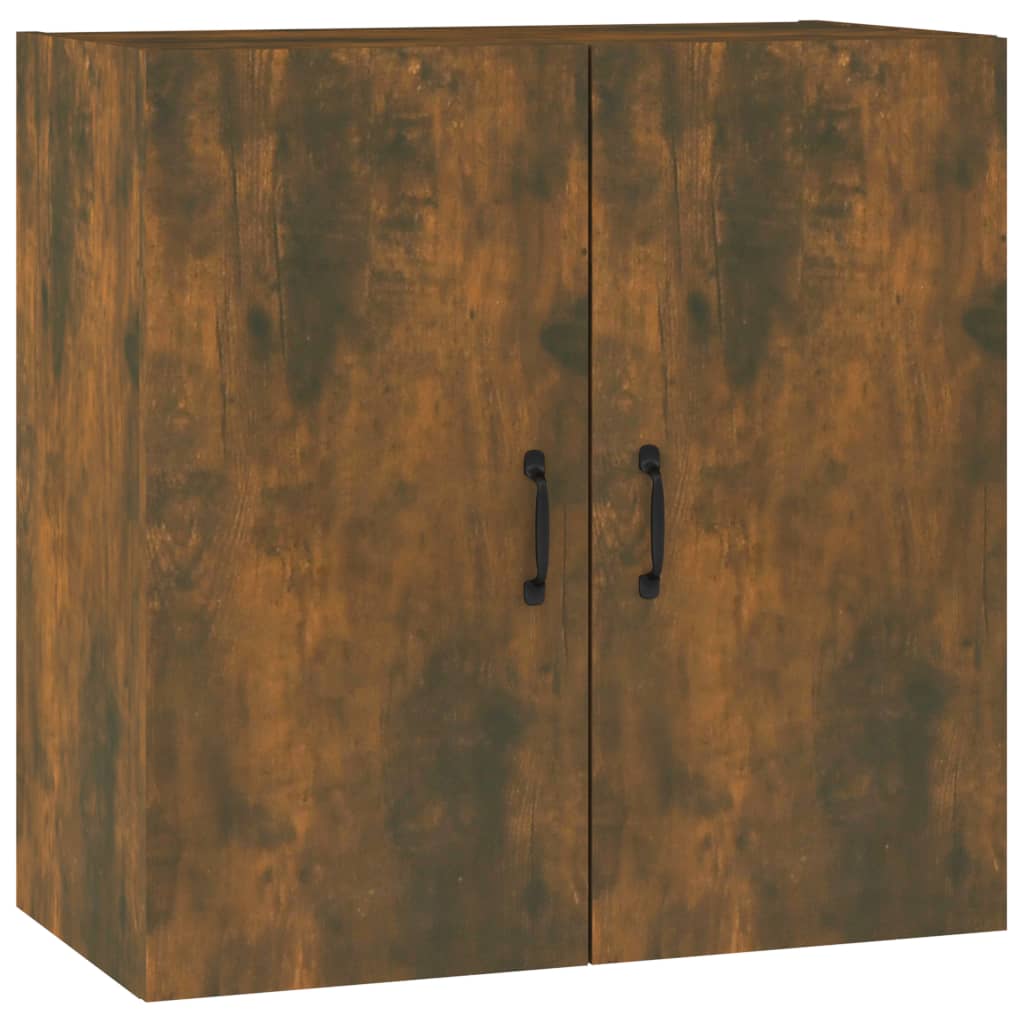 vidaXL Wall Cabinet Smoked Oak 60x31x60 cm Engineered Wood