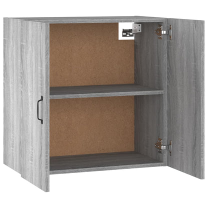 vidaXL Wall Cabinet Grey Sonoma 60x31x60 cm Engineered Wood