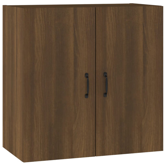 vidaXL Floating Cabinet | Brown Oak | Engineered Wood | 60x31x60 cm
