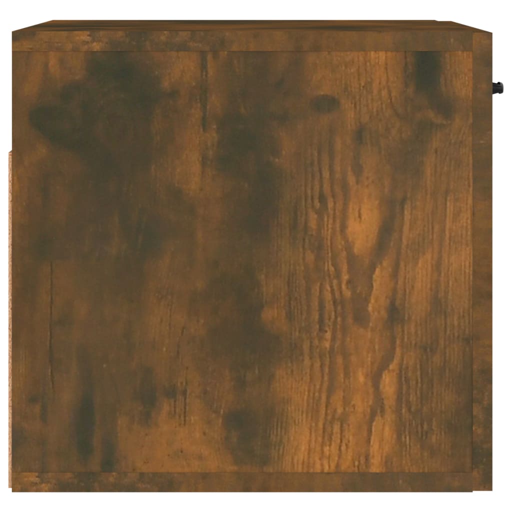vidaXL Wall Cabinet Smoked Oak 80x36.5x35 cm Engineered Wood