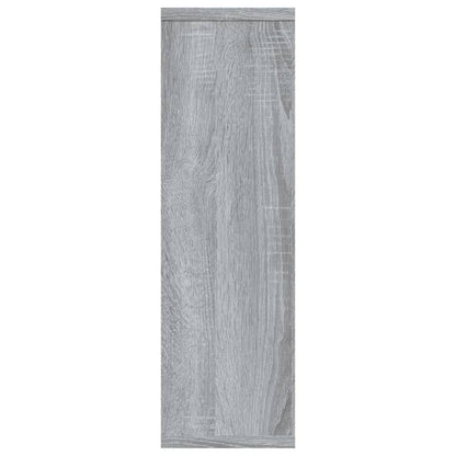 vidaXL Wall Shelf Grey Sonoma 85x16x52.5 cm Engineered Wood