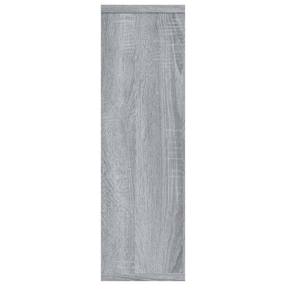 vidaXL Wall Shelf Grey Sonoma 85x16x52,5 cm Engineered Wood