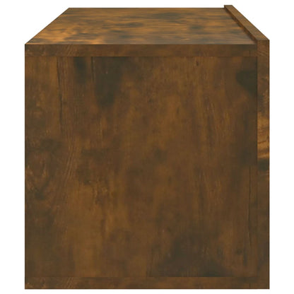 vidaXL Wall TV Cabinets 2 pcs Smoked Oak 100x30x30 cm Engineered Wood