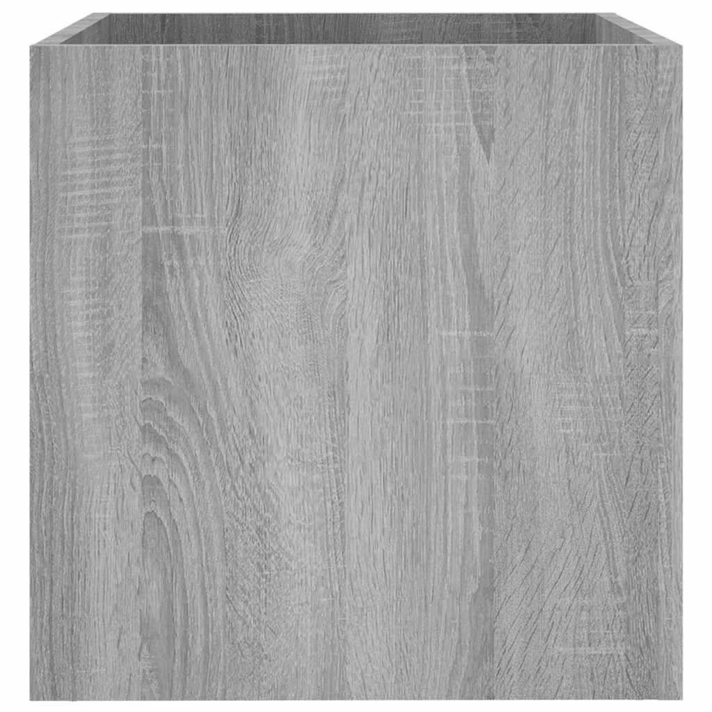 vidaXL Planter Box Grey Sonoma 40x40x40 cm Engineered Wood