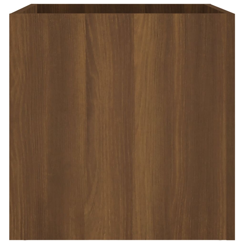 vidaXL Planter Box Brown Oak 40x40x40 cm Engineered Wood