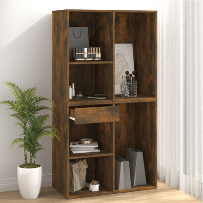 vidaXL Cosmetic Cabinet Smoked Oak 80x40x75 cm Engineered Wood