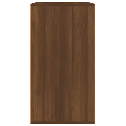vidaXL Cosmetic Cabinet Brown Oak 80x40x75 cm Engineered Wood