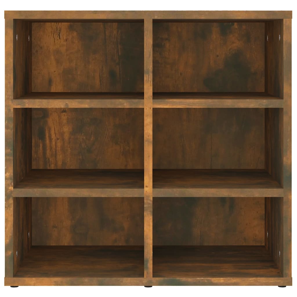 vidaXL Shoe Cabinet Smoked Oak 52,5x30x50 cm