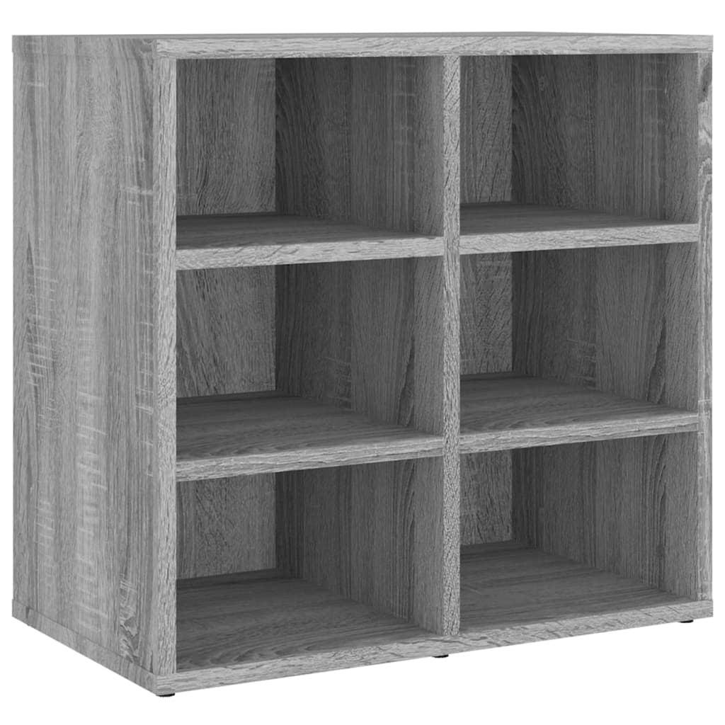 vidaXL Shoe Cabinet Grey Sonoma 52,5x30x50 cm