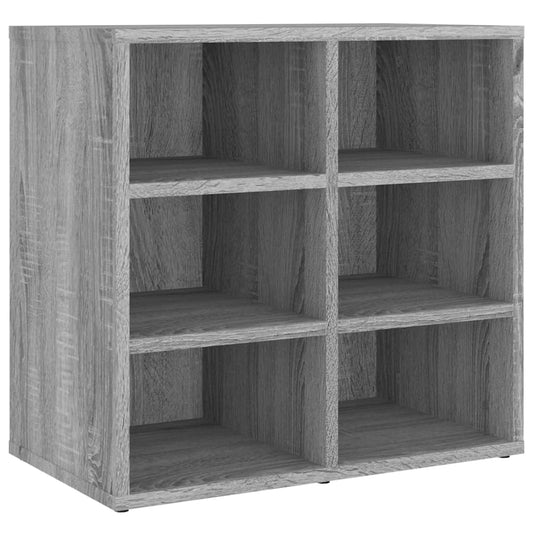 vidaXL Shoe Cabinet Grey Sonoma 52,5x30x50 cm