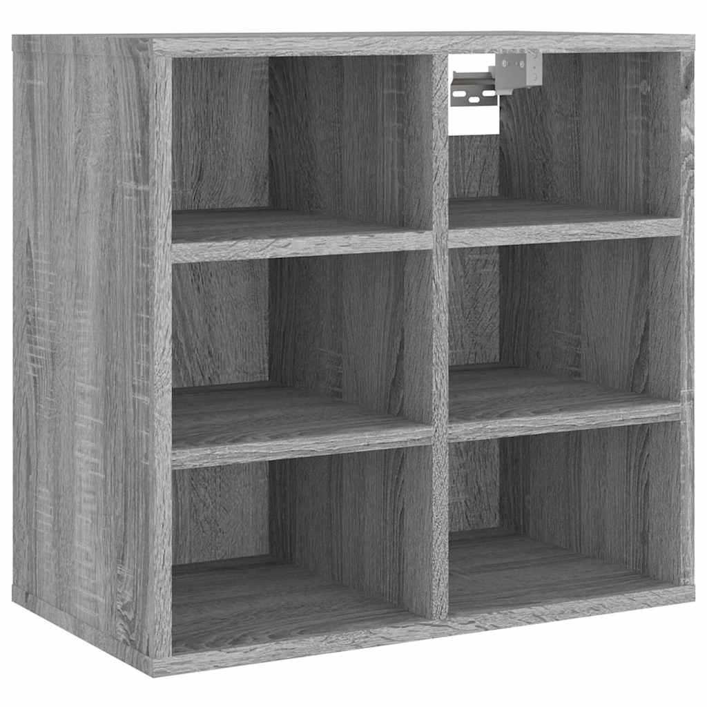 vidaXL Shoe Cabinet Grey Sonoma 52,5x30x50 cm