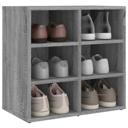 vidaXL Shoe Cabinet Grey Sonoma 52,5x30x50 cm
