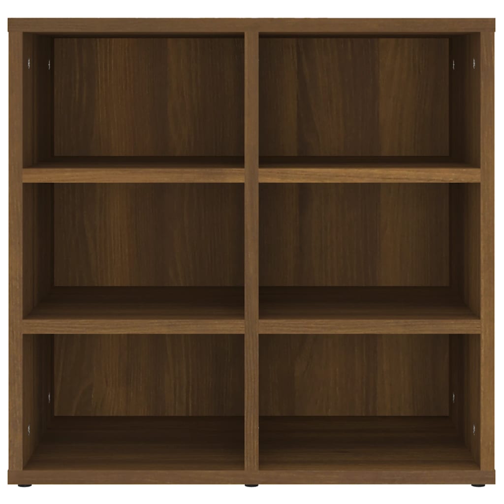 vidaXL Shoe Cabinet Brown Oak 52.5x30x50 cm