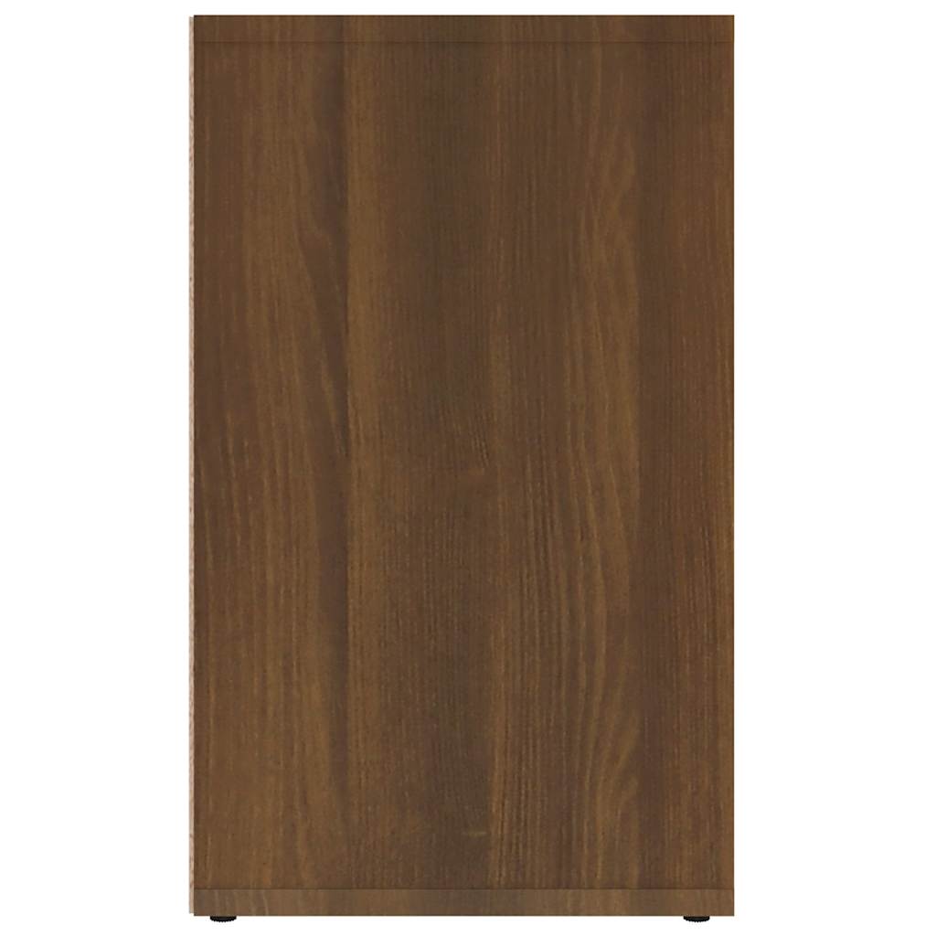 vidaXL Shoe Cabinet Brown Oak 52.5x30x50 cm