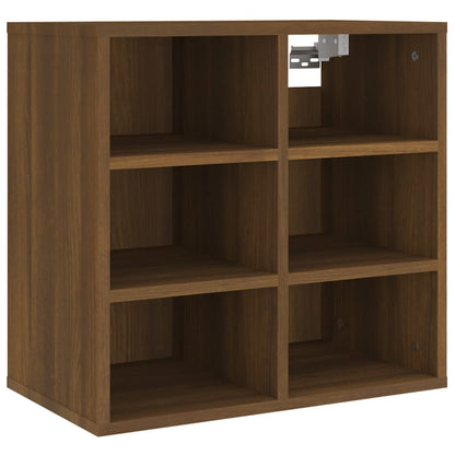 vidaXL Shoe Cabinets 2 pcs Brown Oak 52,5x30x50 cm