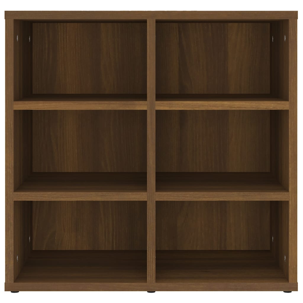 vidaXL Shoe Cabinets 2 pcs Brown Oak 52,5x30x50 cm