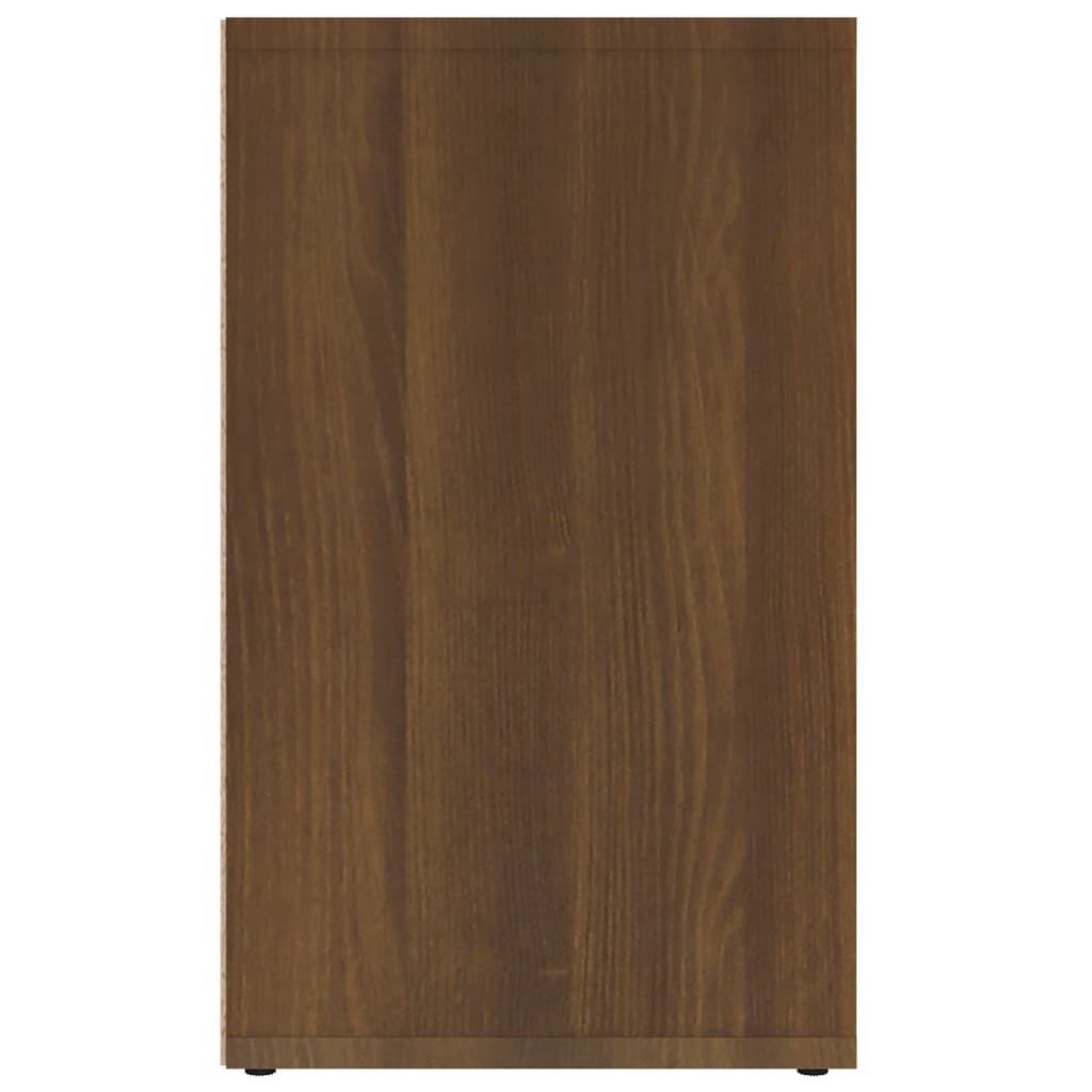 vidaXL Shoe Cabinets 2 pcs Brown Oak 52,5x30x50 cm
