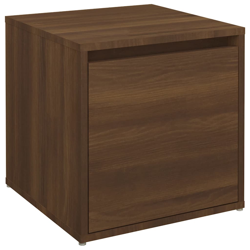 vidaXL Box Drawer Brown Oak 40,5x40x40 cm Engineered Wood