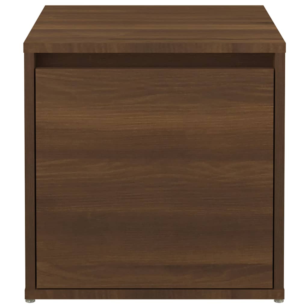 vidaXL Box Drawer Brown Oak 40,5x40x40 cm Engineered Wood