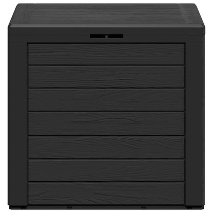 vidaXL Garden Storage Box Anthracite 58.5x46x55 cm Polypropylene