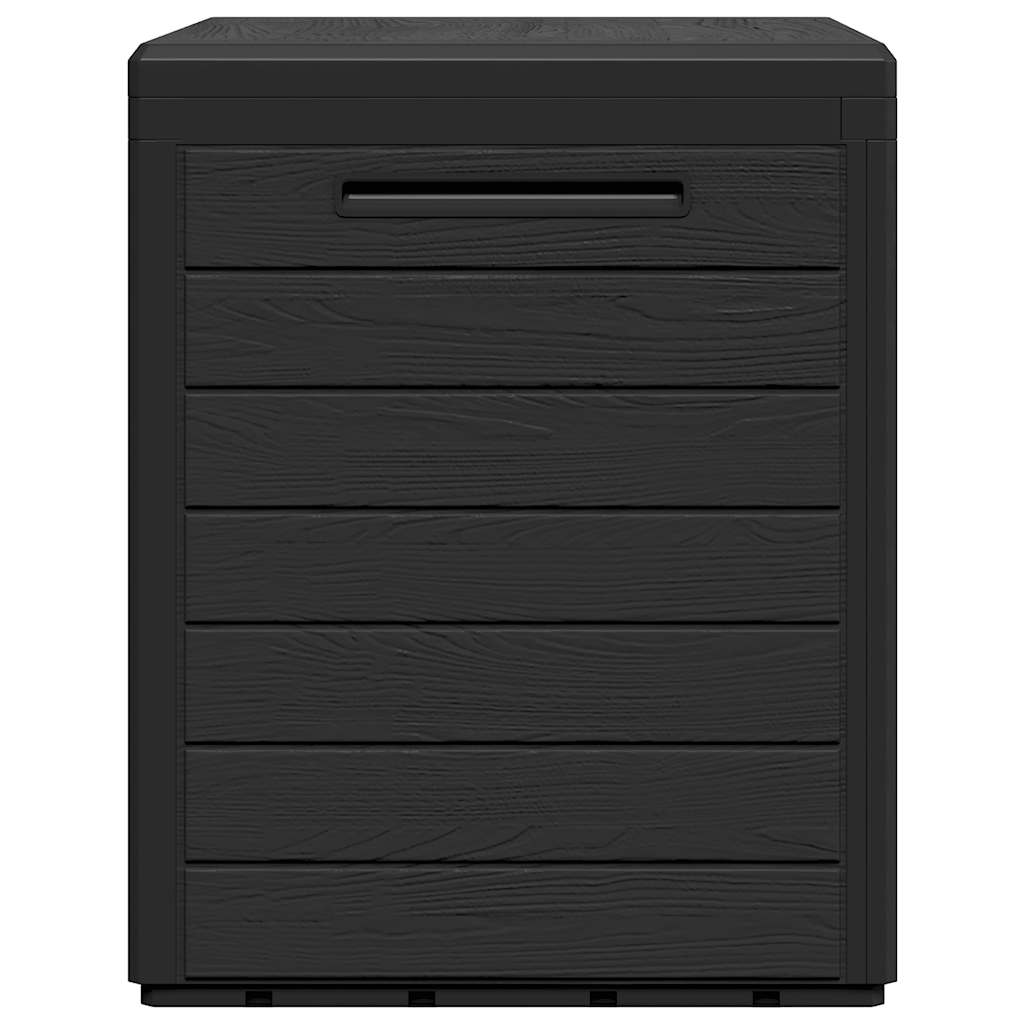 vidaXL Garden Storage Box Anthracite 58.5x46x55 cm Polypropylene
