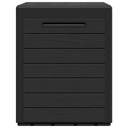 vidaXL Garden Storage Box Anthracite 58.5x46x55 cm Polypropylene