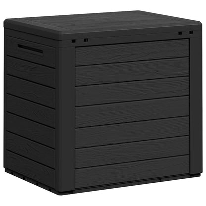 vidaXL Garden Storage Box Anthracite 58.5x46x55 cm Polypropylene