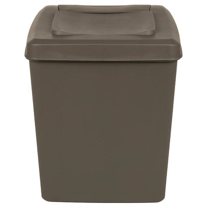 vidaXL Stackable Garbage Bin Boxes 3 pcs Grey 75 L Polypropylene