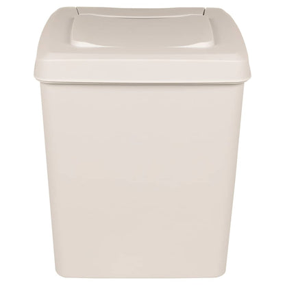 vidaXL Stackable Garbage Bin Boxes 3 pcs White 75 L Polypropylene