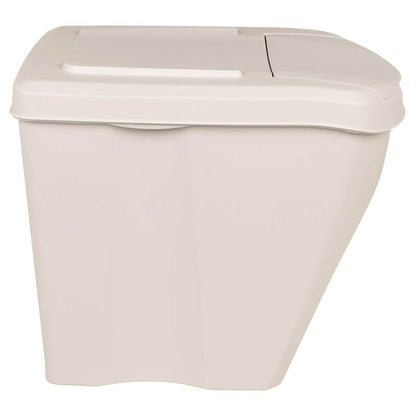 vidaXL Stackable Garbage Bin Boxes 3 pcs White 75 L Polypropylene