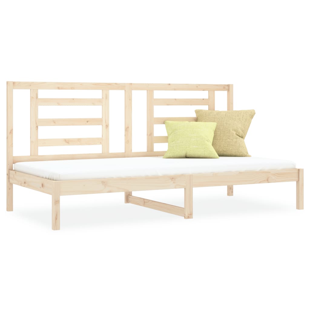 vidaXL Day Bed without Mattress 90x200 cm Solid Wood Pine