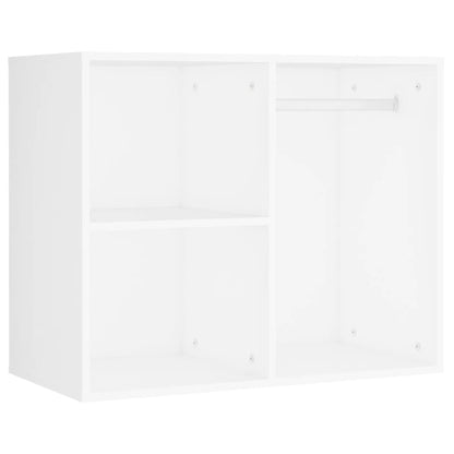 vidaXL Dressing Table Set with LED White Engineered Wood