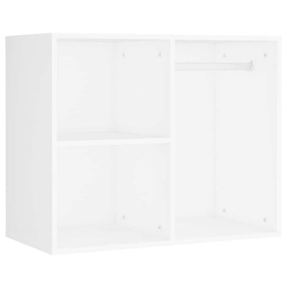 vidaXL Dressing Table Set with LED White Engineered Wood