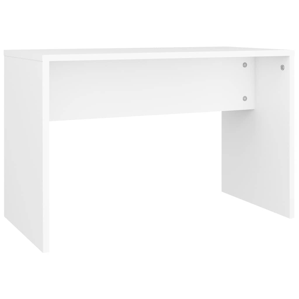vidaXL Dressing Table Set with LED White Engineered Wood