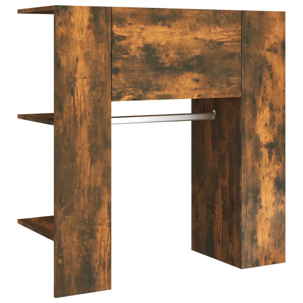 vidaXL Hallway Cabinets 2 pcs Smoked Oak Engineered Wood